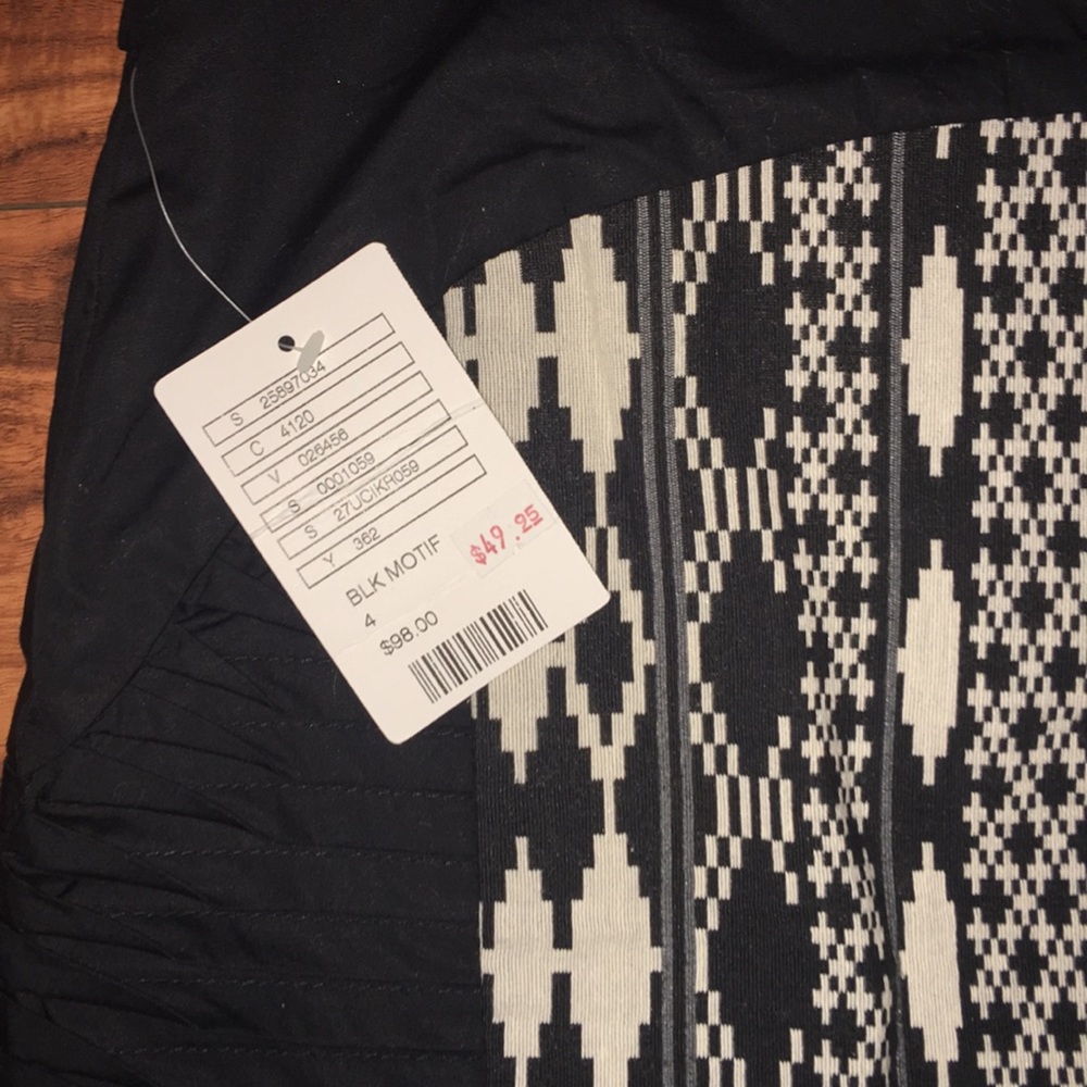 Floreat NWT Anthropologie size 4 skirt black NEW - Picture 8 of 9